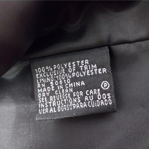 KASPER! GORGEOUS ROUGE RED W/BLACK TRIM 2 PC SKIRT & JACKET SUIT SET! SZ 6P - Picture 10 of 11